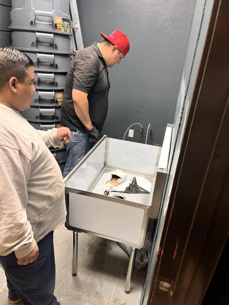 Commercial plumbing and sink installation in Polson